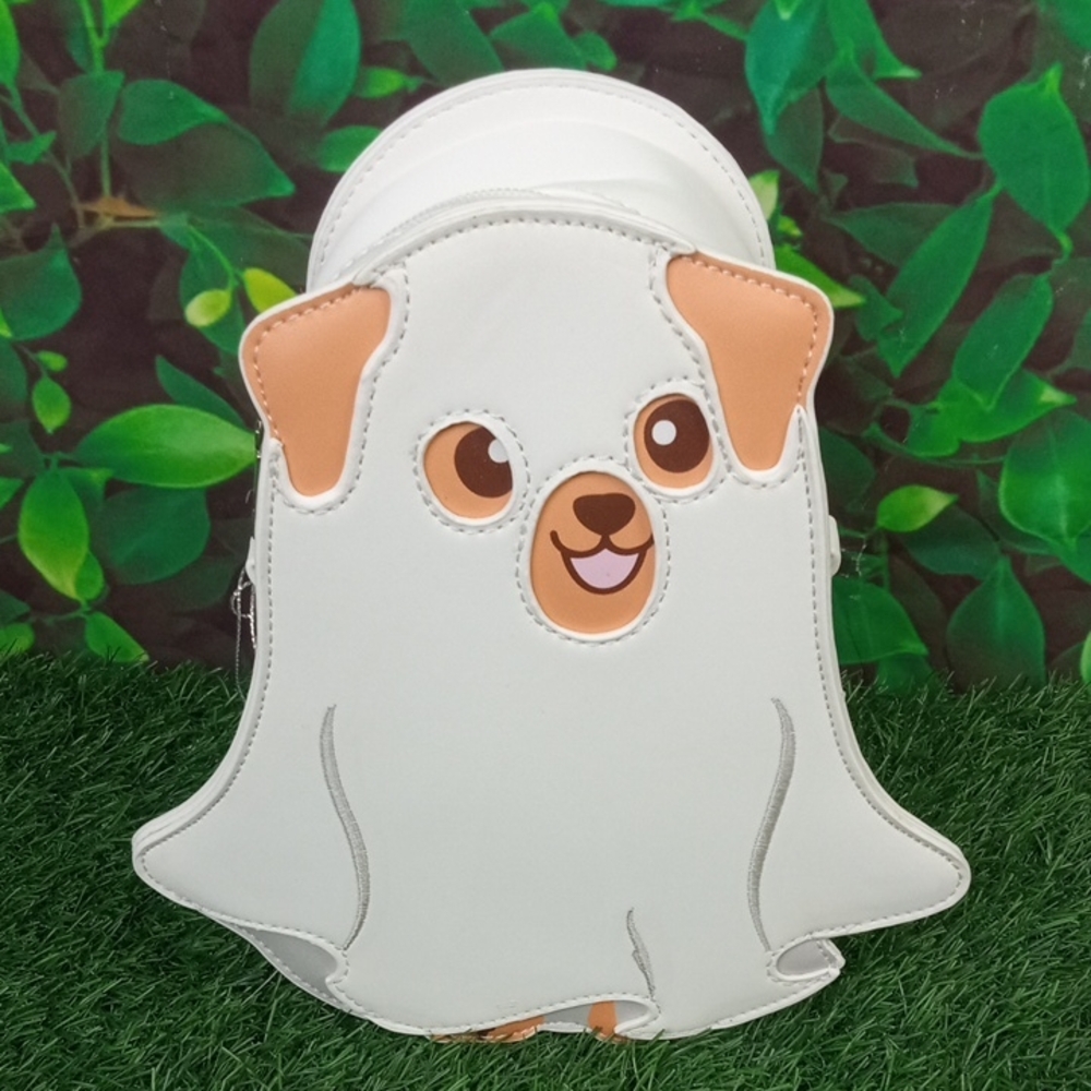 👻🍒 Halloween Glow-in-the-dark Dog Ghost Costume Crossbody Bag